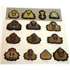 Image 1 : Fourteen naval military cloth badges, including Kuwait, Libya, Royal Navy Fleet Auxiliary, Queens…