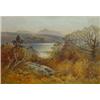 Image 1 : Gilt framed watercolour of a lake and hills, Windermere from Rayrigg, Arthur Eueker ?, 25cm x 17c…