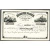 Image 1 : North Bank, ca.1838 Proof Stock Certificate.