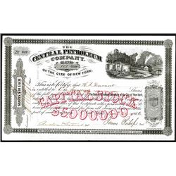 Central Petroleum Co. Issued Stock.