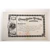 Image 1 : Chicago, Boston and Liverpool Co., 1880 Unique Approval Proof Stock Certificate.