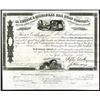 Image 1 : La Crosse & Milwaukee Rail Road Company, 1858 Issued Stock Certificate.