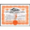 Image 1 : Seattle Rainier Baseball Club, Inc. 1940 Issued Baseball Stock Certificate.