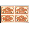 Image 1 : Provisional Siberian Administration, ND (1919) Specimen Uncut Block of 4 Notes.