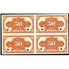 Image 1 : Provisional Siberian Administration, ND (1919) Specimen Uncut Block of 4 Notes.