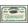 Image 1 : Louisville Evansville and St.Louis Consolidated Railroad Co., 1893 Stock Certificate.