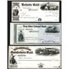 Image 1 : Proof Checks or Drafts Trio from Various States.