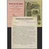 Image 1 : Western BNC Advertising Sheet, ca.1880's Pair Plus Correspondence.
