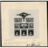 Image 1 : American Bank Note Co. "Specimen" Stamp Sheetlet of 8 Advertising Proof Stamps.