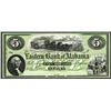 Image 1 : Eastern Bank of Alabama. 5 Dollars. 18xx.