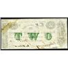 Image 2 : Cherokee Insurance & Banking Co. 2 Dollars. 1862.