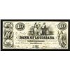 Image 1 : Bank of Louisiana. 10 Dollars. 1862.