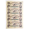 Image 1 : Louisiana Lot of 3 Uncut Obsolete Sheets and 1 Hungary Sheet.