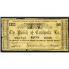 Image 1 : Parish of Catahoula. 50 Cents. 1862.