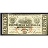 Image 1 : State of Louisiana $2. 1862.
