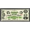 Image 1 : State of Louisiana, 5 Dollars. 1866.