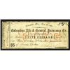 Image 1 : Columbus Life & General Insurance Co. 5 Dollars. 1862.