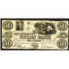 Image 1 : Mississippi Union Bank. 50 Dollars. 1835.