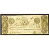 Image 1 : Bank of Rochester, 1844 Issued Obsolete Banknote.