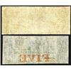 Image 2 : Bank of Hamburg, 5 Dollars, 1860; Bank of South Carolina, 5 Dollars, 1861.
