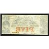 Image 2 : Farmers' and Merchants' Bank. 5 Dollars. 1854.