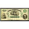 Image 1 : Bank of Pittsylvania. 5 Dollars. 1861.
