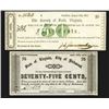 Image 1 : County of Scott, 50 Cents; County of Richmond, 75 Cents. 1862.