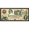 Image 1 : Monticello Bank. 20 Dollars. 1860.