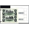 Image 1 : Union Bank of Columbia Uncut Sheet of 2 Proprietary Proofs Plus Matching Undertint Proofs..