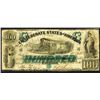 Image 1 : Confederate States. 100 Dollars. 1861.