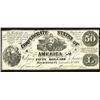 Image 1 : Confederate States. 50 Dollars. 1861.