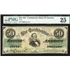 Image 3 : Confederate States. 50 Dollars. 1861.
