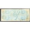 Image 2 : Confederate States. 5 Dollars. 1863.