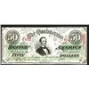 Image 1 : Confederate States. 50 Dollars. 1863.