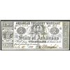 Image 4 : Arkansas Treasury Warrant, 1-10 Dollars. 1863.