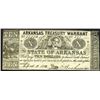 Image 6 : Arkansas Treasury Warrant, 1-10 Dollars. 1863.