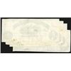 Image 2 : Virginia Treasury Note Ð 4 piece cut sheet. $1 Virginia Treasury Note Ð 4.