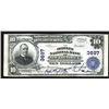 Image 1 : New Brunswick, NJ, 1907, The Peoples National Bank of New Brunswick, NJ. Ch# 3697, $10.00 PB. FR. 62