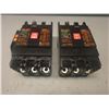 Image 1 : Lot of (2) Fuji EA103B _ 75 Amp & 100 Amp Circuit Breaker
