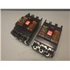 Image 2 : Lot of (2) Fuji EA103B _ 75 Amp & 100 Amp Circuit Breaker