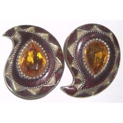 Vintage Rhinestone Earrings