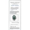 Image 3 : 5.22ct Green Tourmaline and Diamond Ring - 14KT White Gold