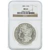Image 1 : 1881 NGC MS63 Morgan Silver Dollar
