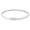 Image 2 : 14KT White Gold 2.68ctw Diamond Bangle Bracelet