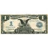 Image 1 : 1899 $1 Black Eagle Silver Certificate US Currency Bank Note