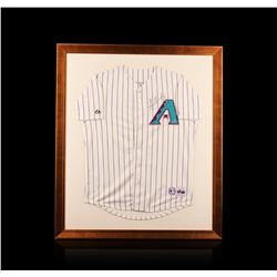 Luis Gonzalez Framed Autographed Jersey