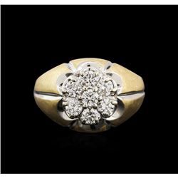 1.00ctw Diamond Ring - 14KT Two-Tone Gold