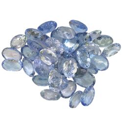 20.58ctw Oval Mixed Tanzanite Parcel