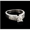 Image 2 : 14KT White Gold 1.94ctw Diamond Ring