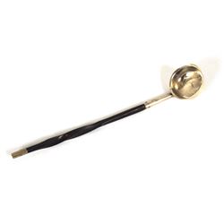 18th Century Antique American Silver & Baleen Toddy Ladle